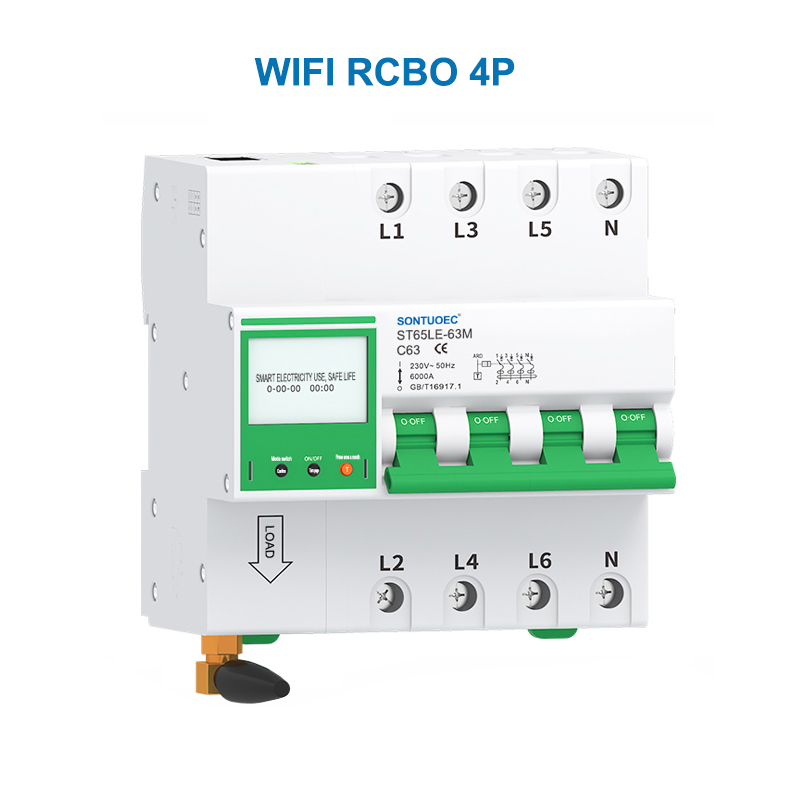 IoT intelligens megszakító wifi mcb rcbo