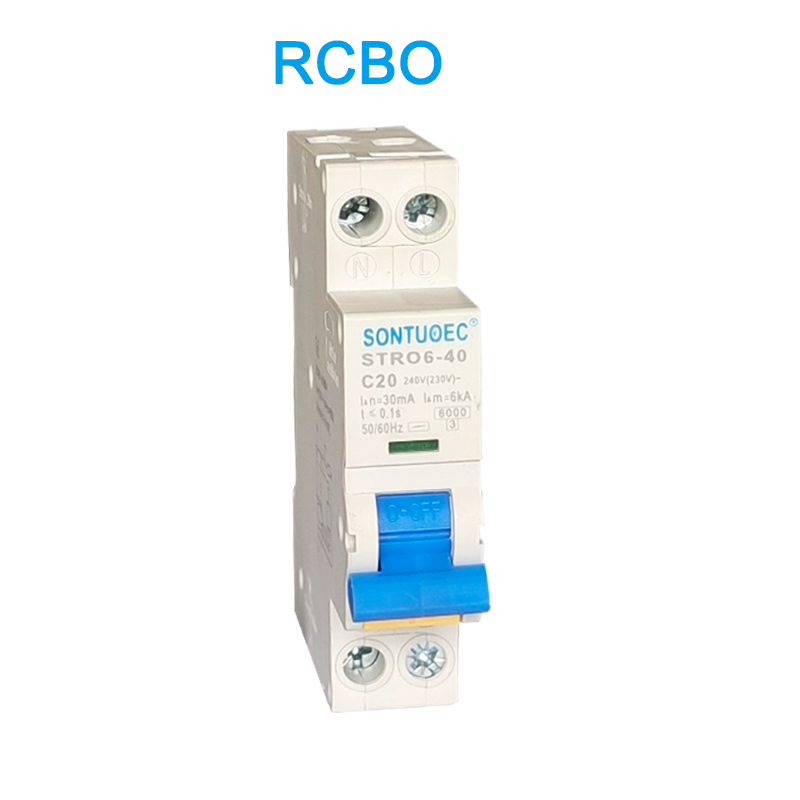 Stro6-40 CIRVICTER DIN RAIN TÍPUS RCBO