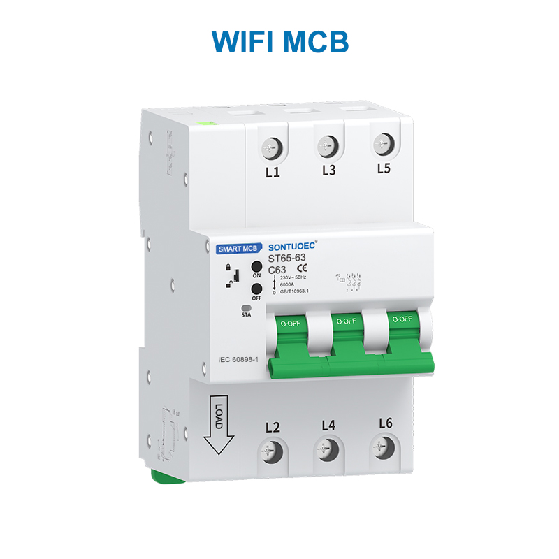 WiFi RS485 multifunkcionális IoT intelligens MCB RCBO intelligens mikro -megszakító