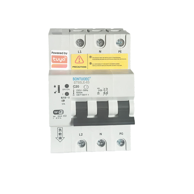 WiFi ST65LE-63wf2 sorozatú multifunkcionális IoT intelligens RCBO intelligens áramkör-megszakító